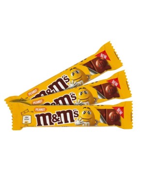 M&M mini tavoletta giallo 34 grammi  x 3 snack 