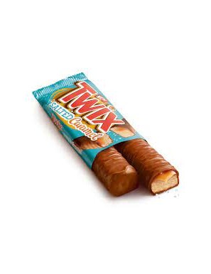 Twix salted x 3 snack 