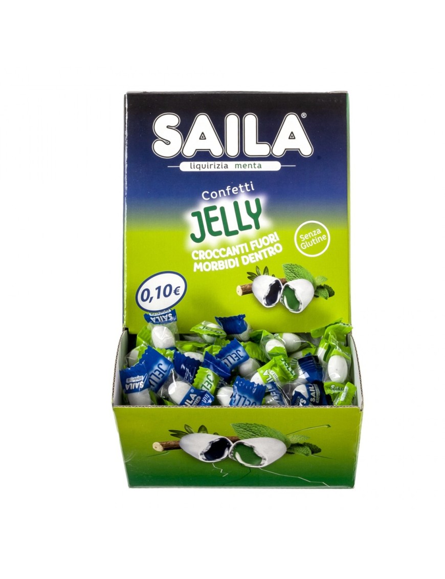 Saila Jelly Mix confetti Menta e Liquirizia x 200 pezzi 