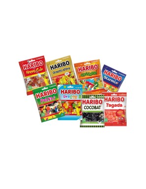 Caramelle Haribo Mix 10 pezzi da 100 g