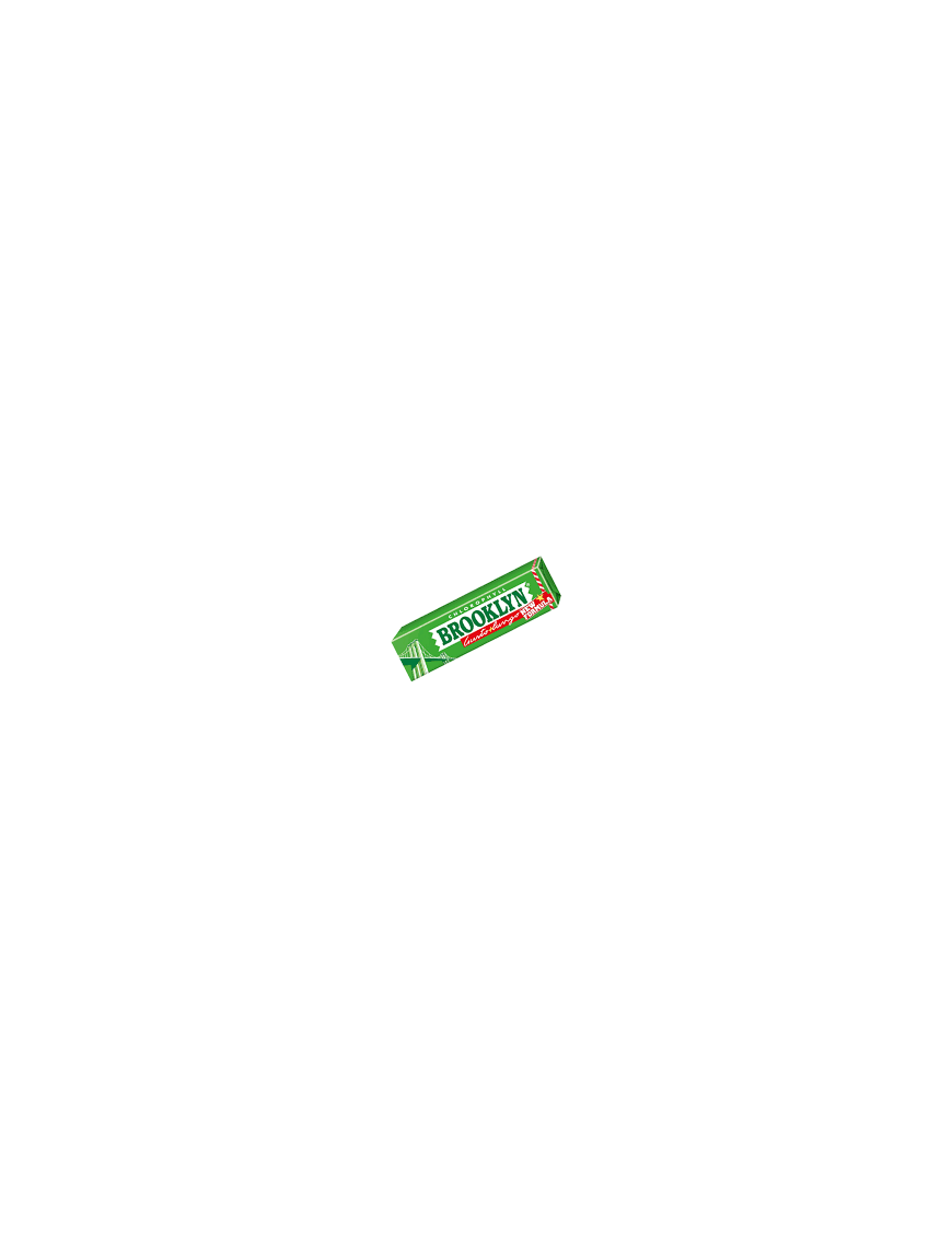 Chewing Gum Brooklin verde Chlorophille