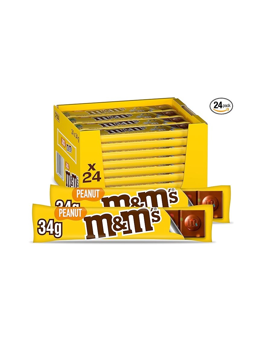 M&M mini tavoletta giallo confezione da 24