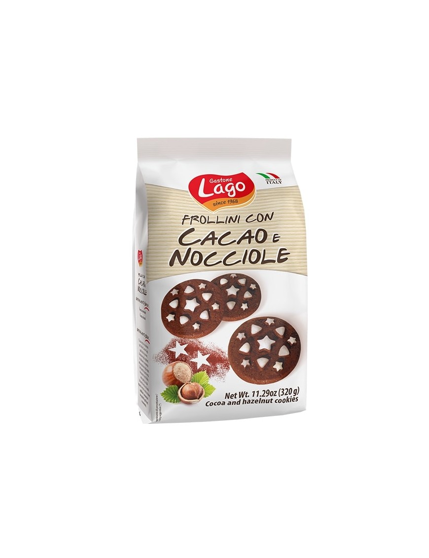 Frollini con Cacao e Nocciole Gastone Lago 320 g 