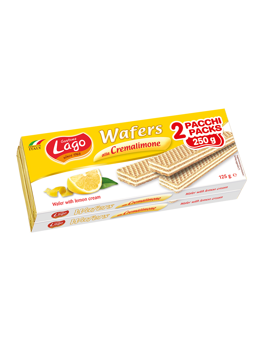 Wafer Pacco Doppio Limone g 250 Gastone Lago 