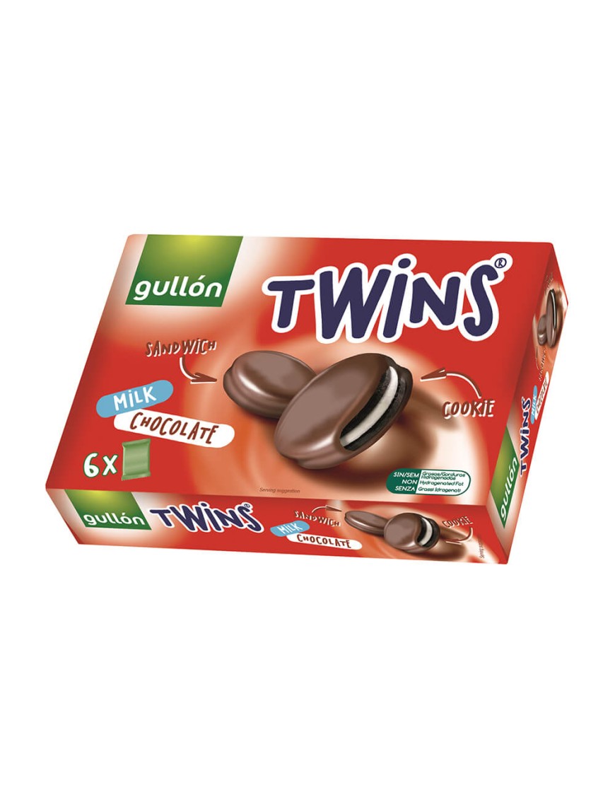 Biscotti Twins Milk al cioccolato Gullòn g 252 
