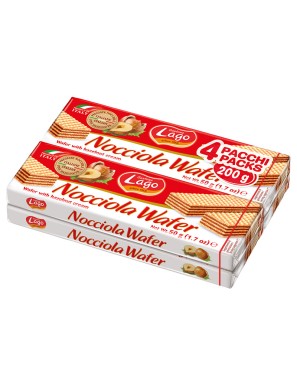 Wafer Nocciola Multipack 4 x 50 g Gastone Lago 