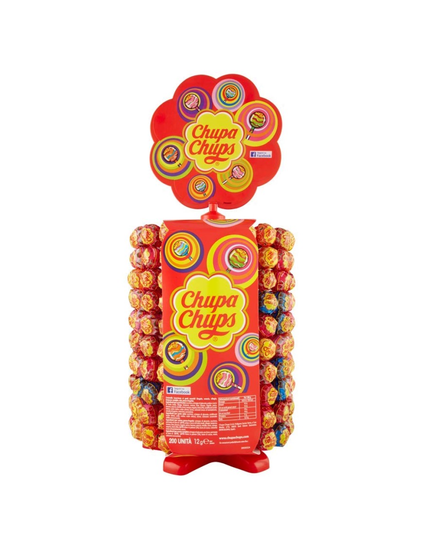 Lecca Lecca Chupa Chups ruota confezione da 200 alla frutta 