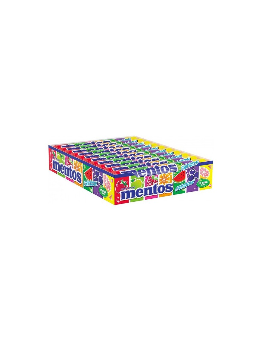 Caramelle Mentos Rainbow box x 20 