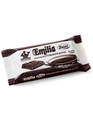 Blocco di cioccolato fondente extra 200 g, Zaini Emilia 