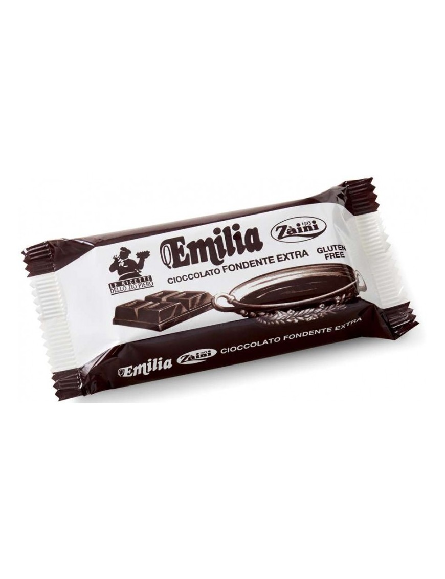 Blocco di cioccolato fondente extra 1 kg, Zaini Emilia 