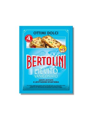 Lievito vanigliato Bertolini x4 