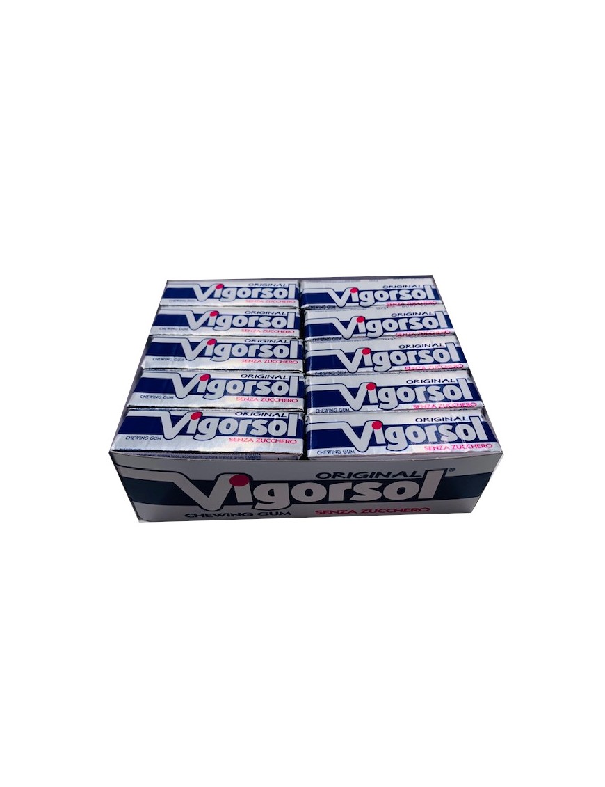 Chewing Gum Vigorsol Original senza zucchero stick x40 