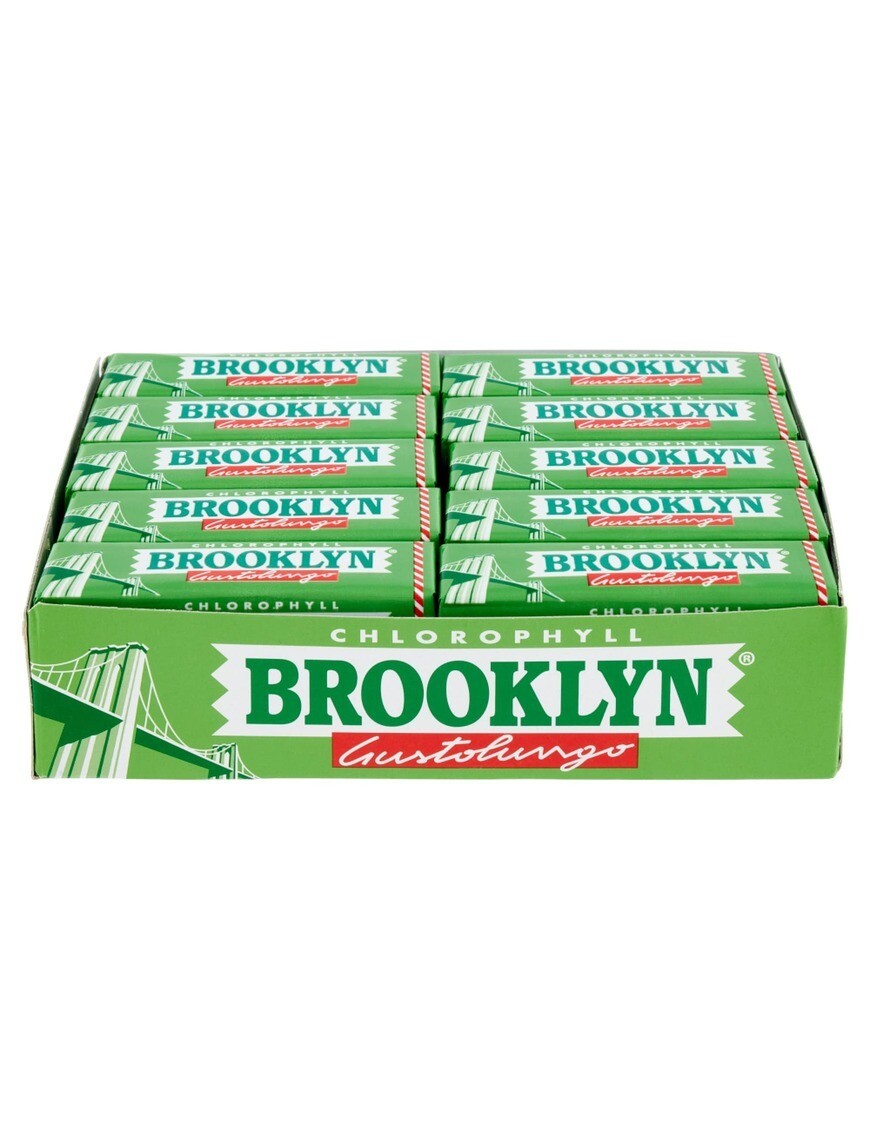 Chewing Gum Brooklyn verde Chlorophyll x20 