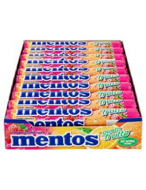 Caramelle Mentos Frutta stick x20 