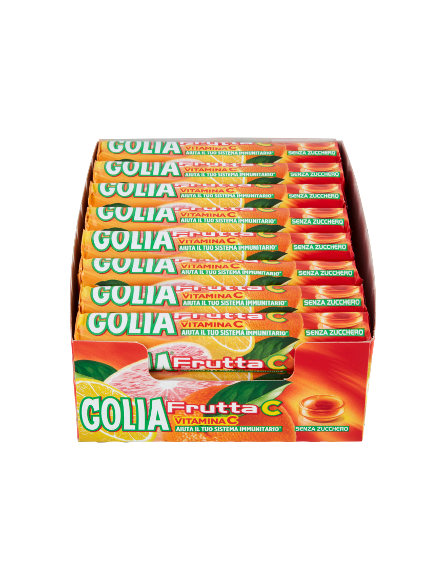 Caramelle Golia Activ Plus Frutta C stick x24 