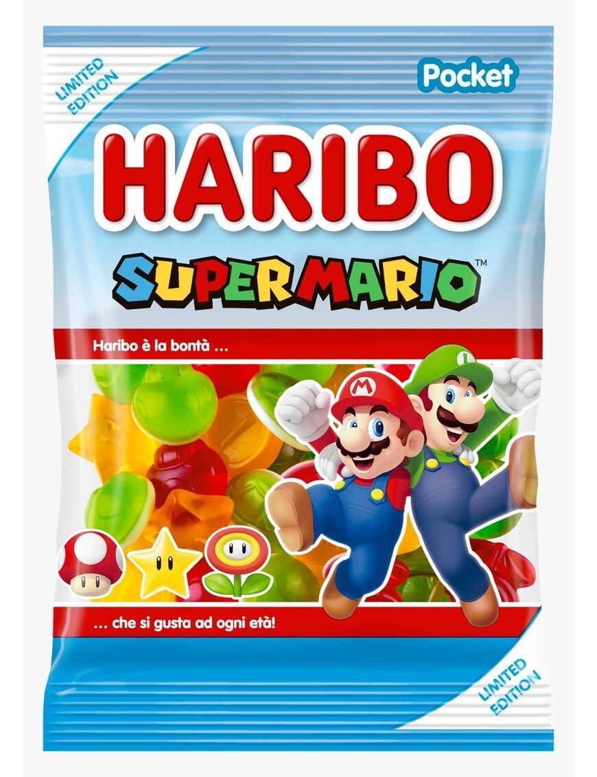 Caramelle Haribo Super Mario 85 g Limited Edition 