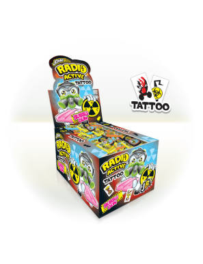 Bubble gum Radioactive + Tatoo 200 pz Joygum 