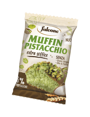 Muffin al pistacchio Falcone 18 pezzi da 50 grammi 