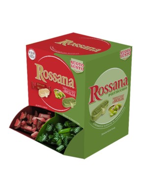 Caramelle Rossana bigusto, classica e pistacchio, marsupio 1,5 kg 
