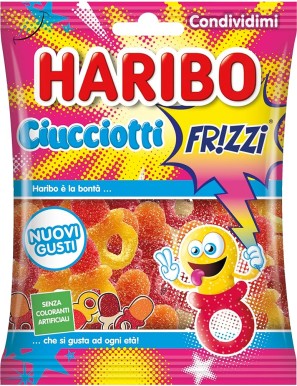 Caramelle Haribo Ciucciotti Frizzi 100 g 