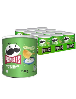 Patatine Pringles Sour Cream & Onion Mini 40g x12 