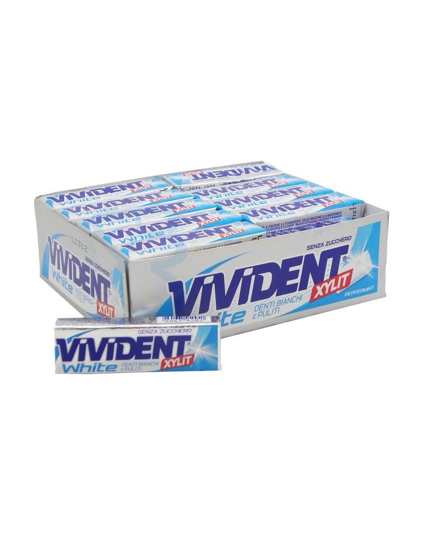 Chewing Gum Vivident Xylit White stick x40 