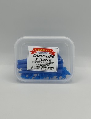 Candeline per Torte Blu 2x10 