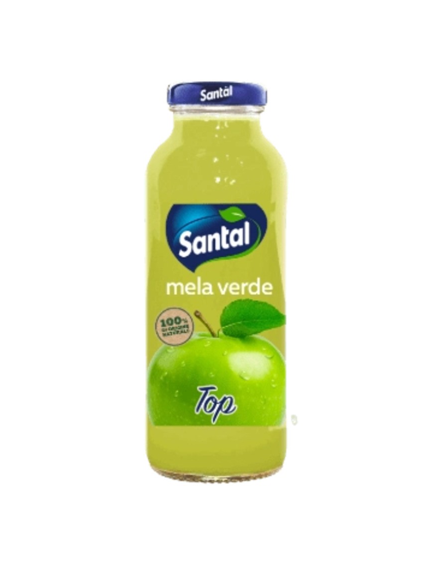 Succo di Frutta Mela Verde Santal Vetro 250ml 