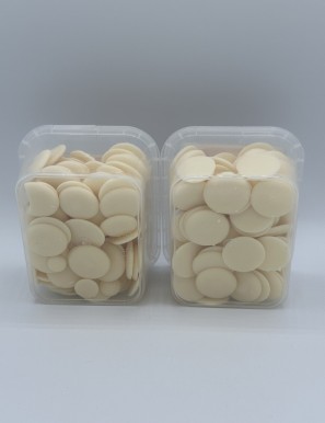 Dischi di Cioccolato Bianco 150g x2