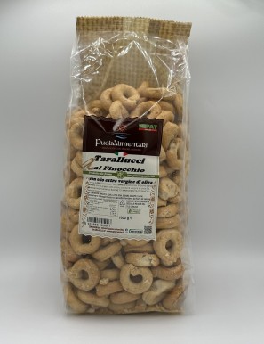 Taralli da aperitivo al Finocchio Puglialimentari 1kg