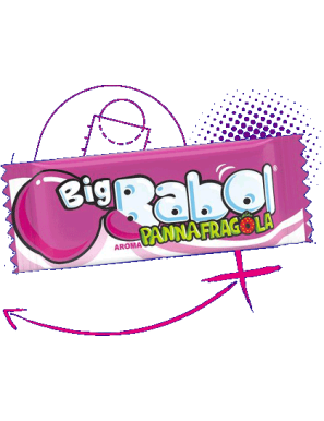 Big Babol Panna e Fragola Mono x200