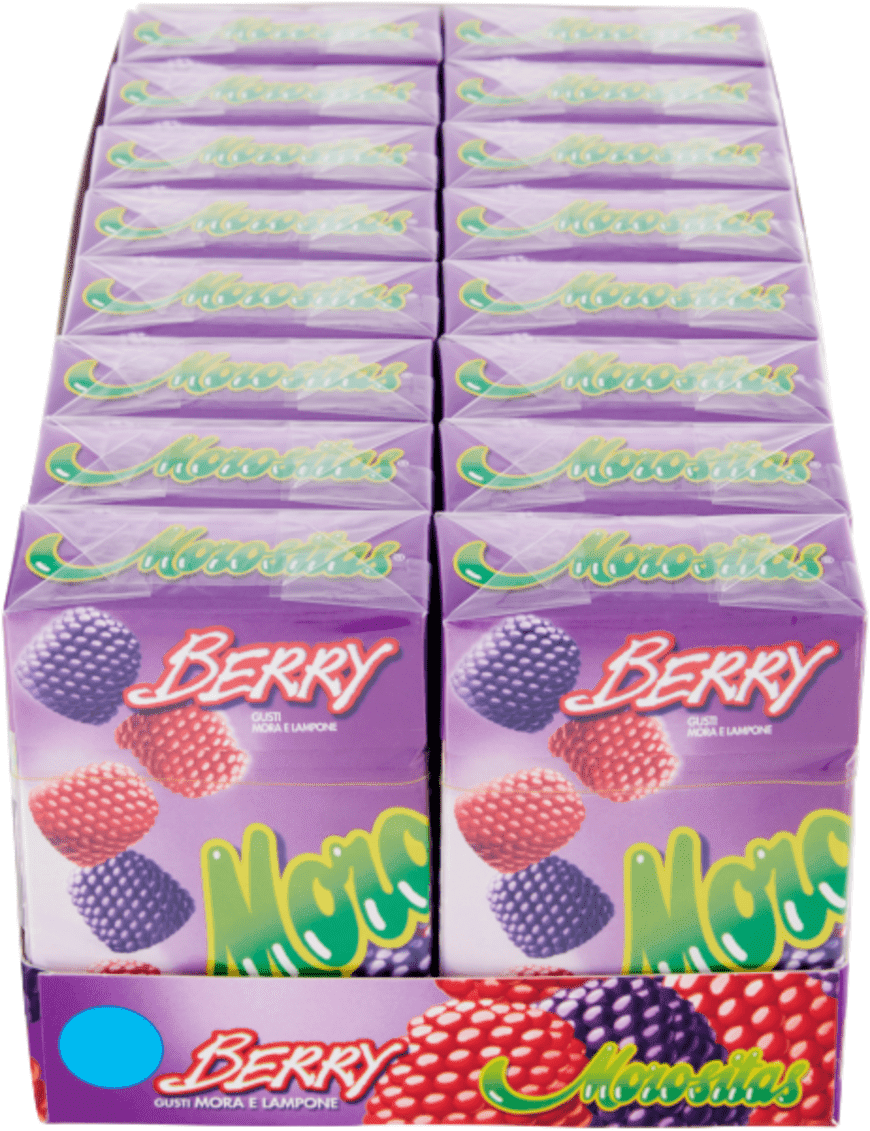 Caramelle Morositas Berry Mora e Lampone x16