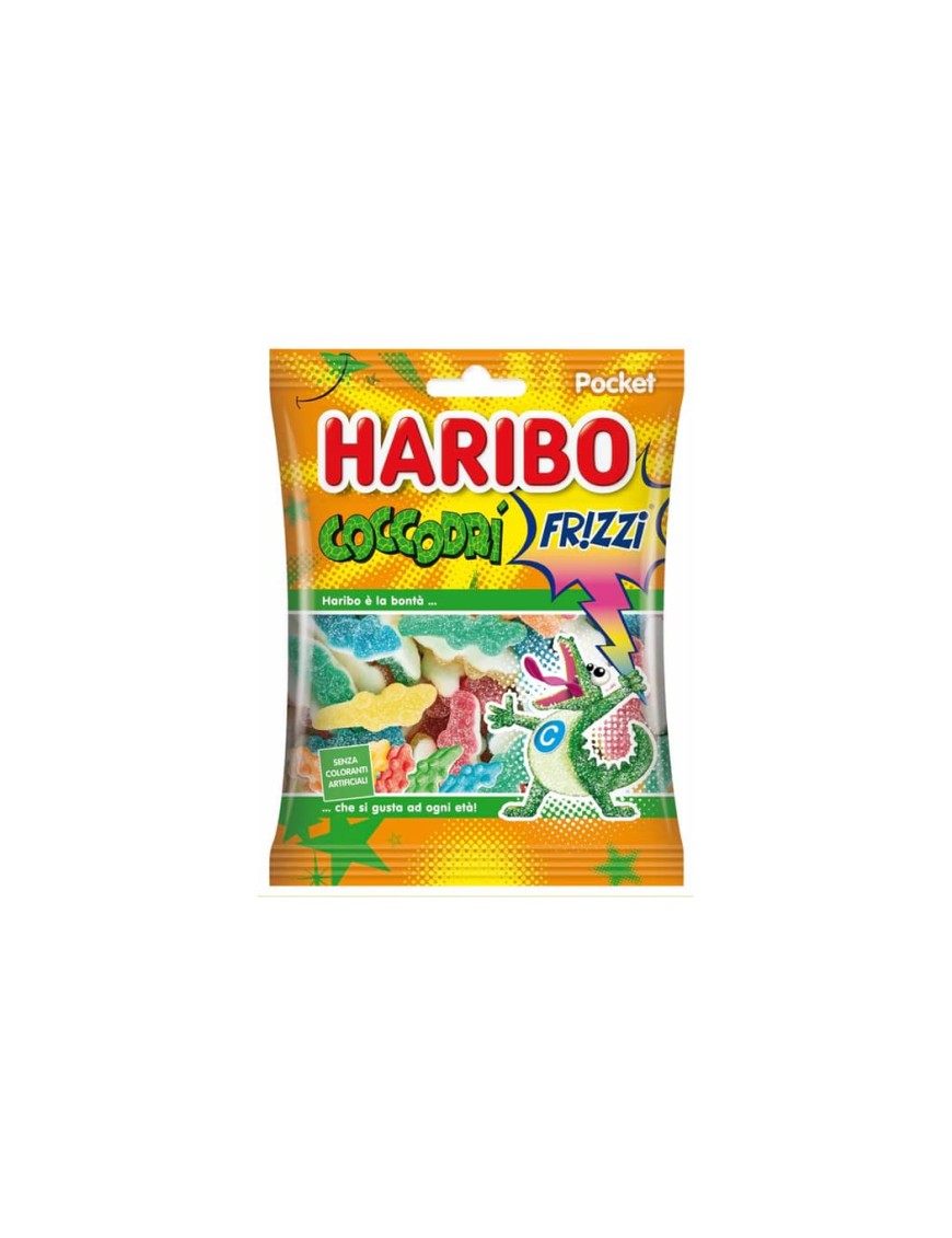 Caramelle Haribo Coccodrì Frizzi 100 g