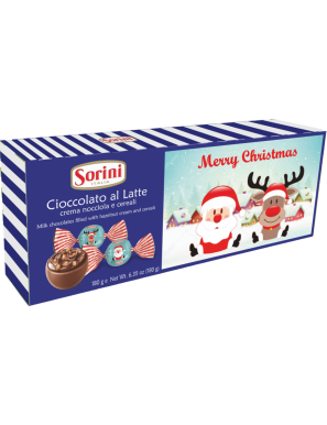 Scatola di Cioccolatini Merry Christmas Blu Sorini 180g