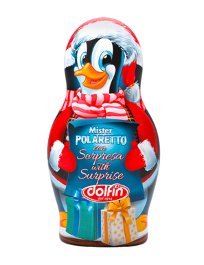 Personaggi Natalizi Assortiti in Cioccolato al Latte Dolfin 80g x3