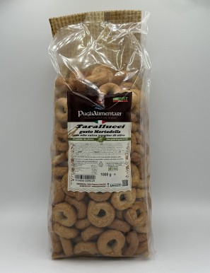 Taralli da aperitivo Gusto Mortadella Puglialimentari 1kg