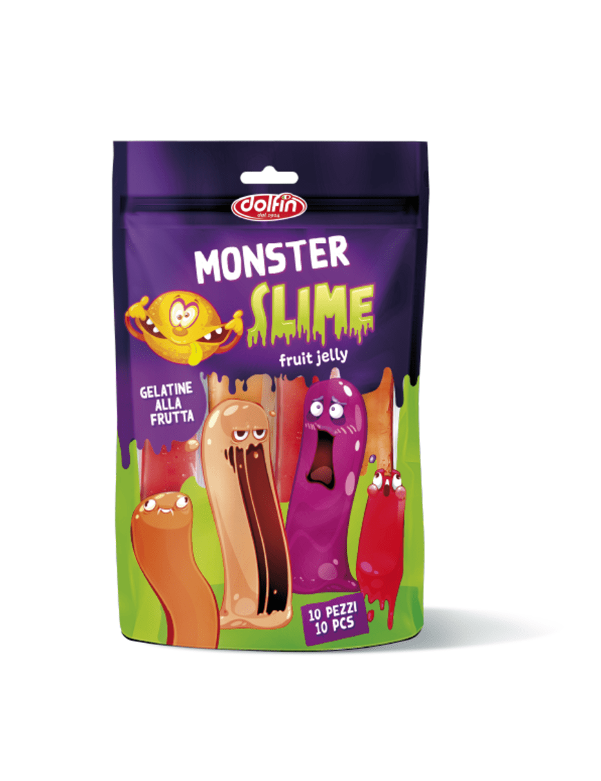 Monster Slime Gelatine alla Frutta Dolfin 200ml