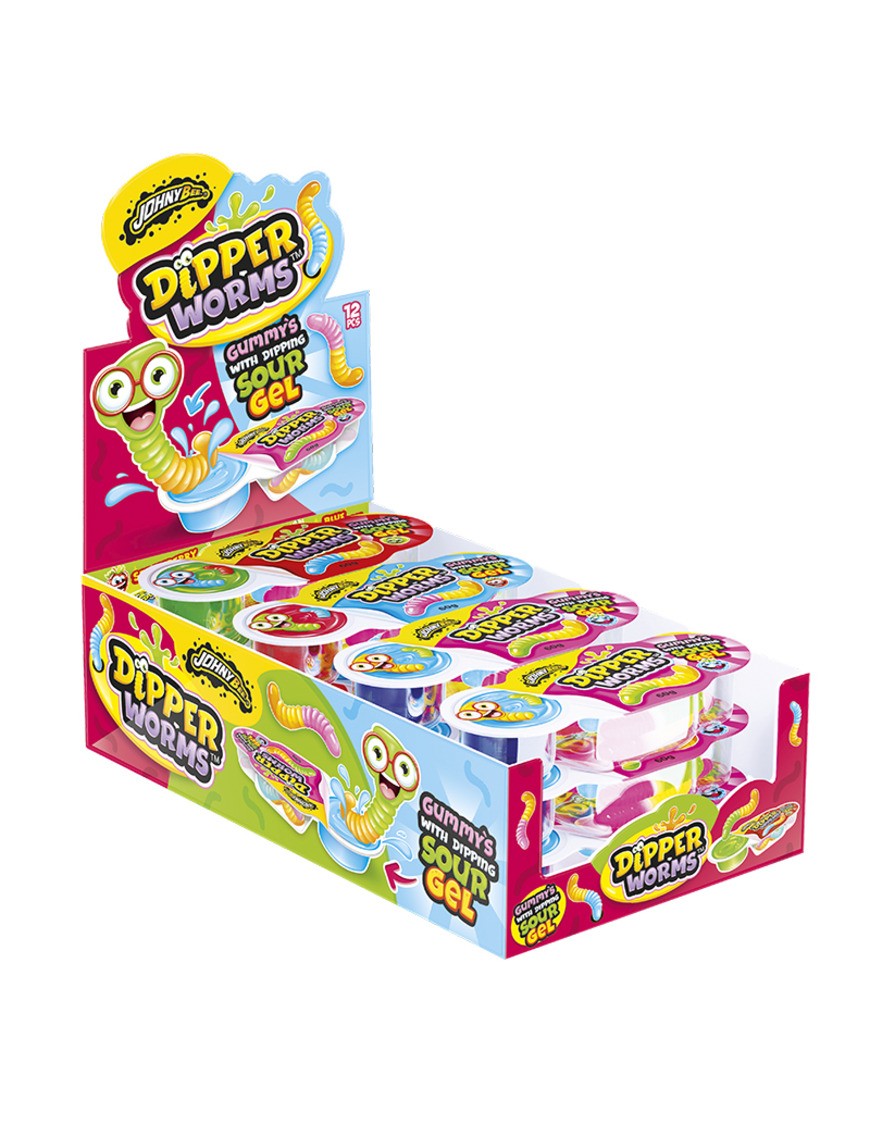 Caramelle Dipper Worms Joygum 60g x12