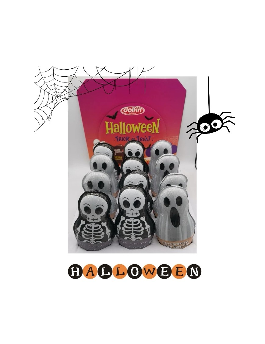 Espositore Sagome in Cioccolato Halloween Dolfin 80g x12