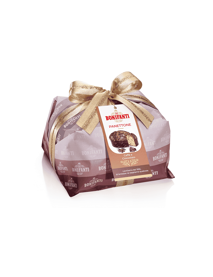 Panettone Bonifanti Caffè e cioccolato da 1 kg