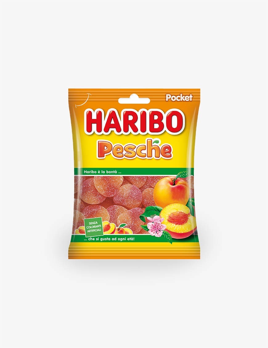 Caramelle Haribo Pesche 100 g 