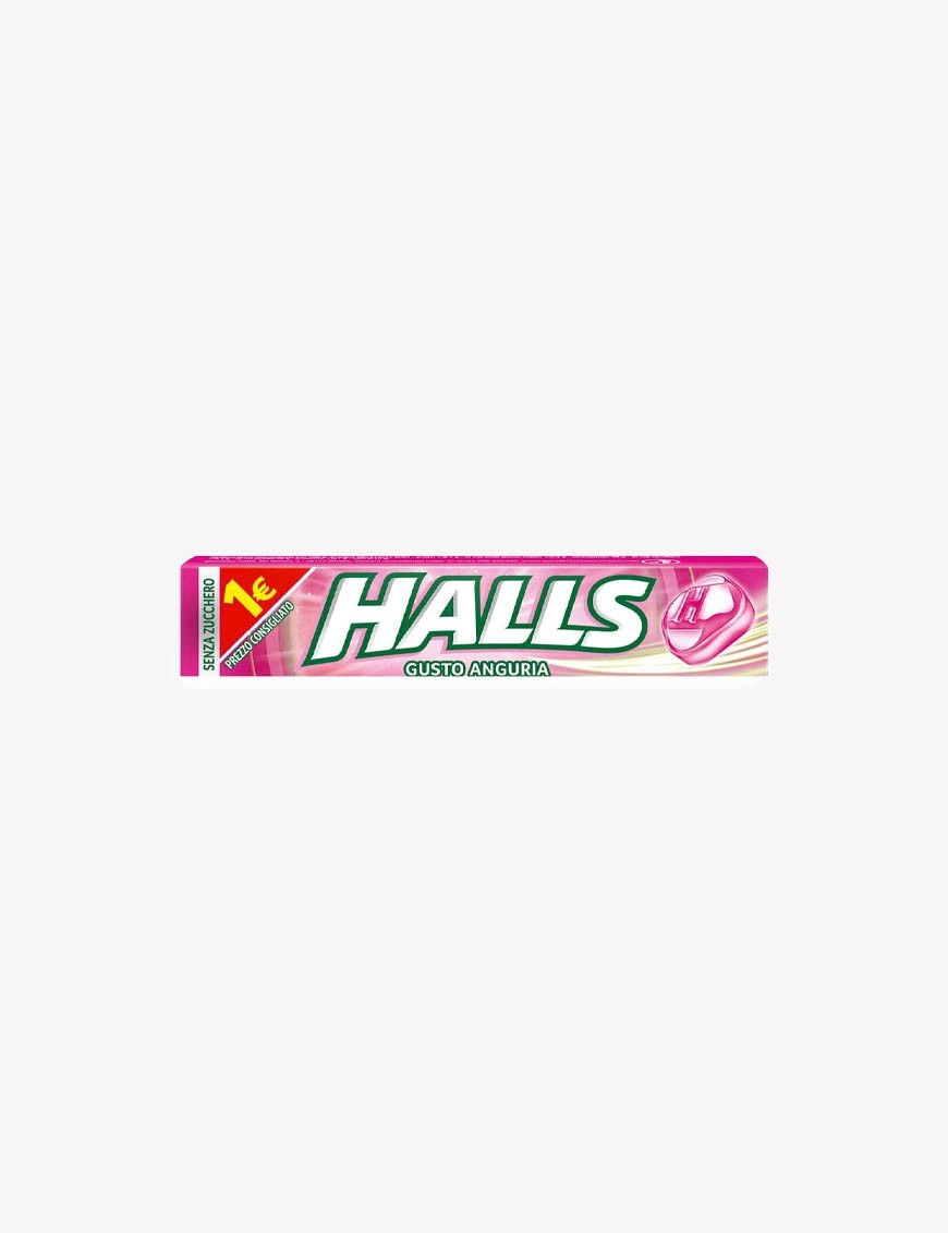 Caramelle HALLS stick confezione da 20 anguria 