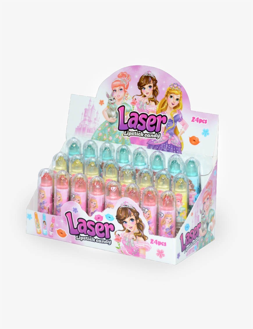 Caramelle lipstick laser confezione da 24 
