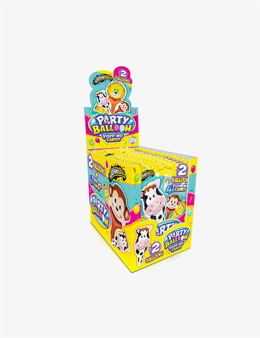 Candy Toys Party Ballon 80 g confezione da 16 