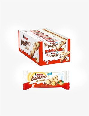 Kinder Bueno White Ferrero 30 pezzi da 43 grammi 