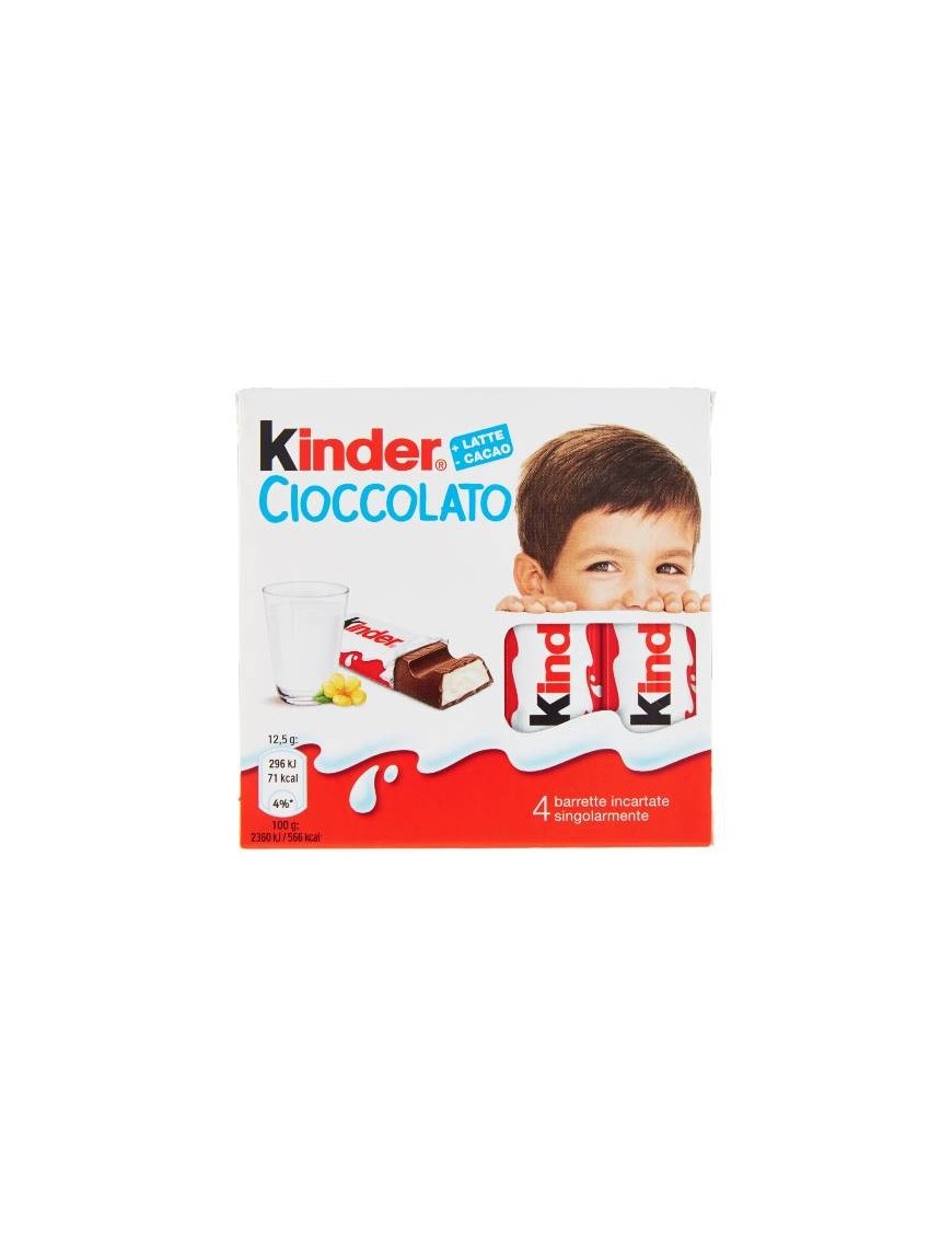 Kinder Cioccolato T4 Ferrero 50 grammi 