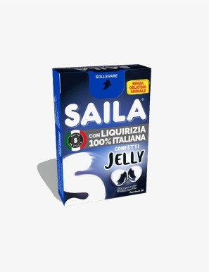 Caramelle Saila Jelly confetti alla Liquirizia astuccio da 40 grammi 