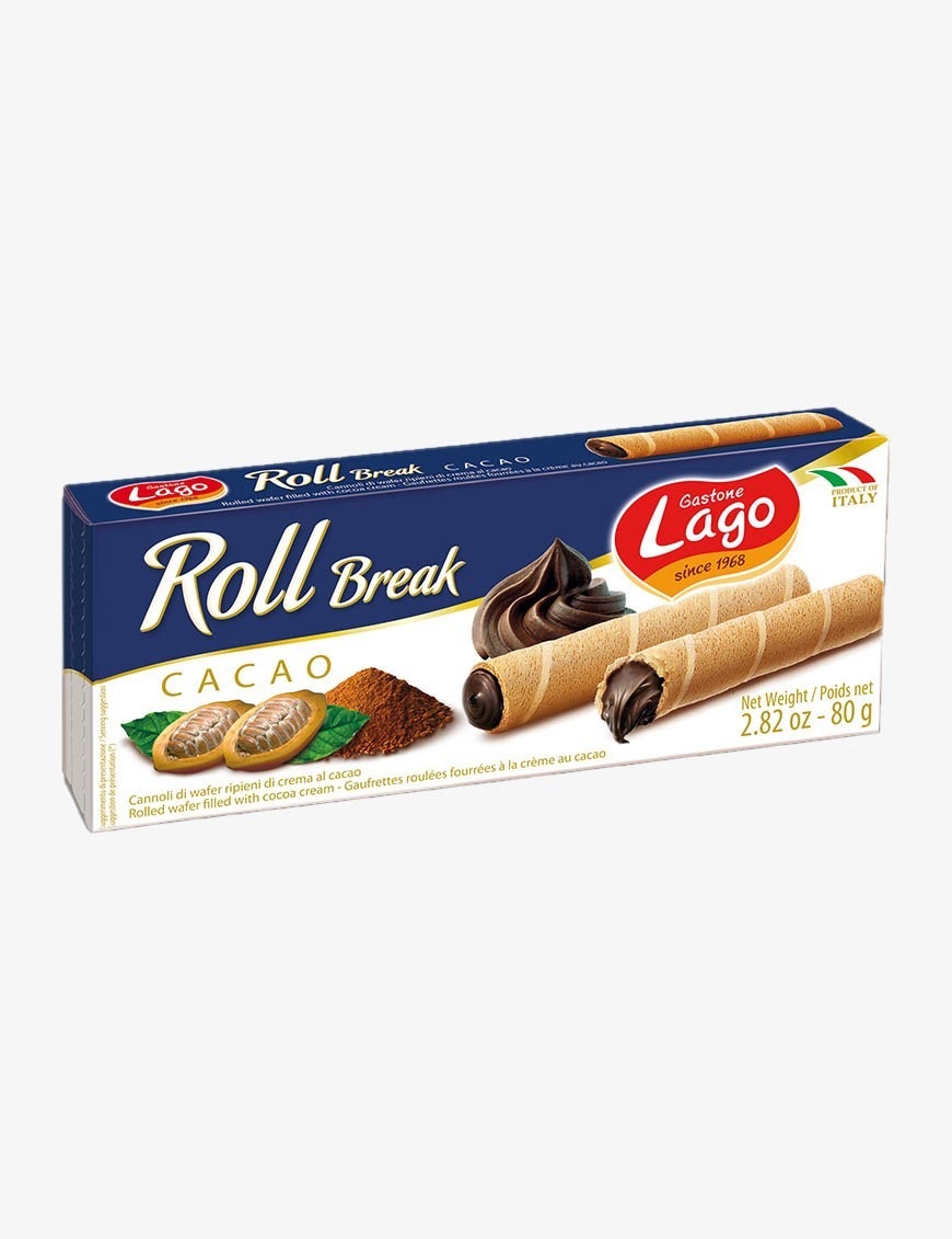 Biscotti Roll Break Cacao g 80 Gastone Lago 