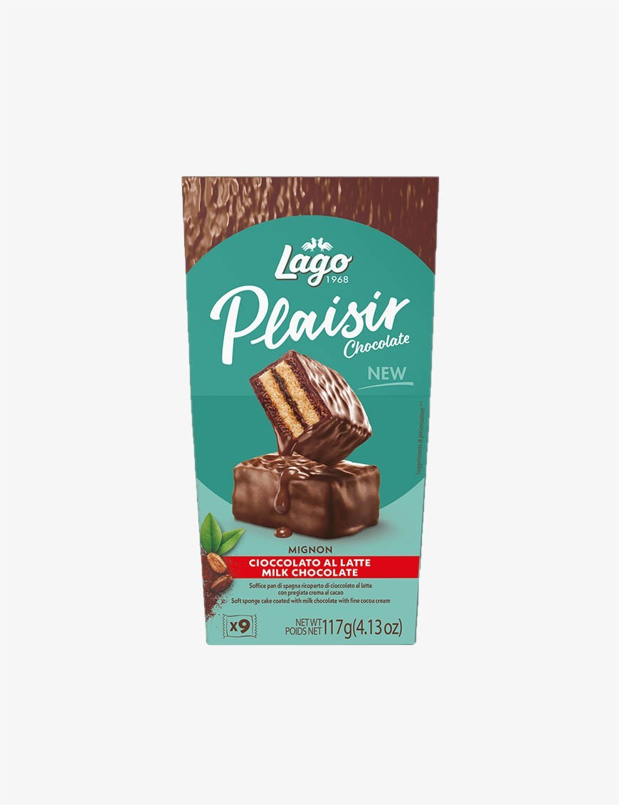 Biscotti al cioccolato Plaisir Chocolate Mignon 9 x 13g Gastone Lago 