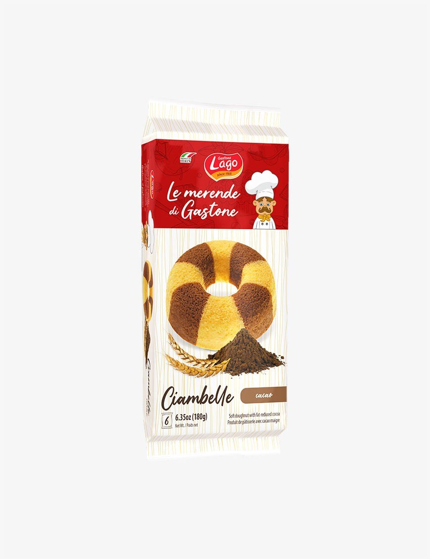 Ciambelle al Cacao 180 g Gastone Lago 